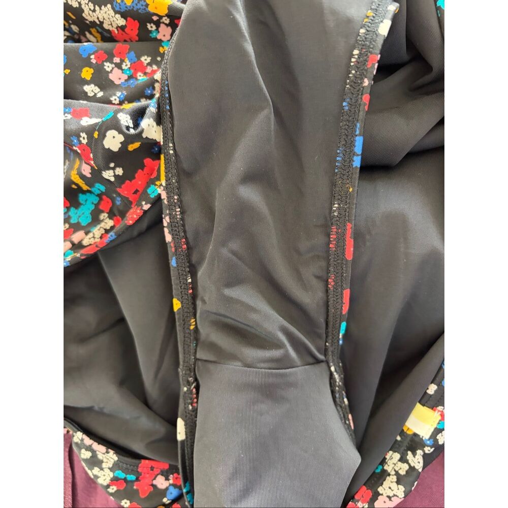 Summersalt Floral One-Piece Swimsuit in Black with Multicolor Print - Picture 9 of 12